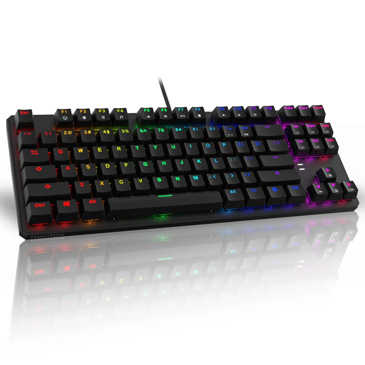 TECWARE Phantom 87 Key RGB Mechanical Gaming Keyboard | Outemu Red Switch | 16.8M Color LED Lighting Review