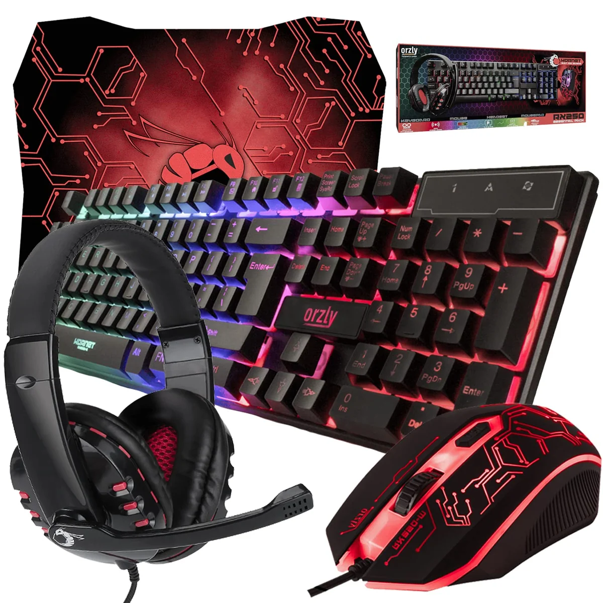 Gaming Keyboard and Mouse and Mouse pad and Gaming Headset Review
